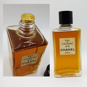 CHANEL No. 5 Eau De Cologne 4 oz Splash Bottle Vintage Paris Unopened